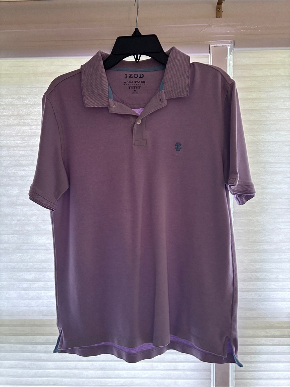 Izod Men’s Lavender Polo Shirt with Subtle Logo